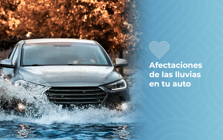 Afectaciones de las lluvias en tu auto 